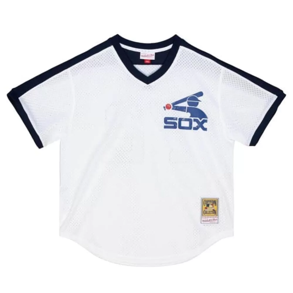 Jerseys Mitchell & Ness -Authentic Carlton Fisk Chicago White Sox 1981 Pullover Jersey