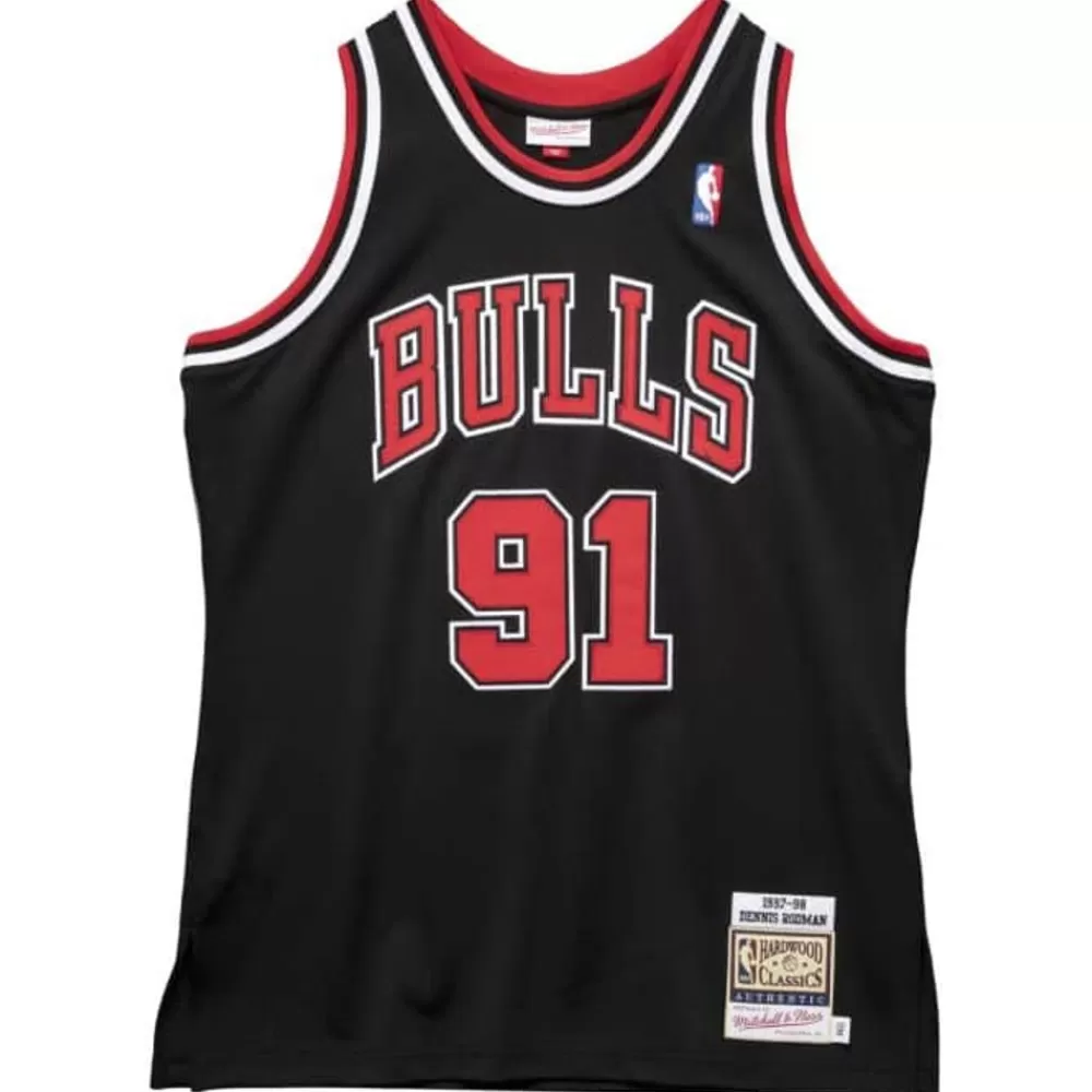 Jerseys Mitchell & Ness -Authentic Dennis Rodman Chicago Bulls Alternate 1997-98 Jersey