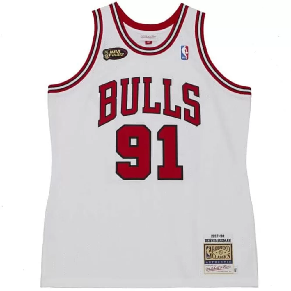 Jerseys Mitchell & Ness -Authentic Dennis Rodman Chicago Bulls Finals 1997-98 Jersey