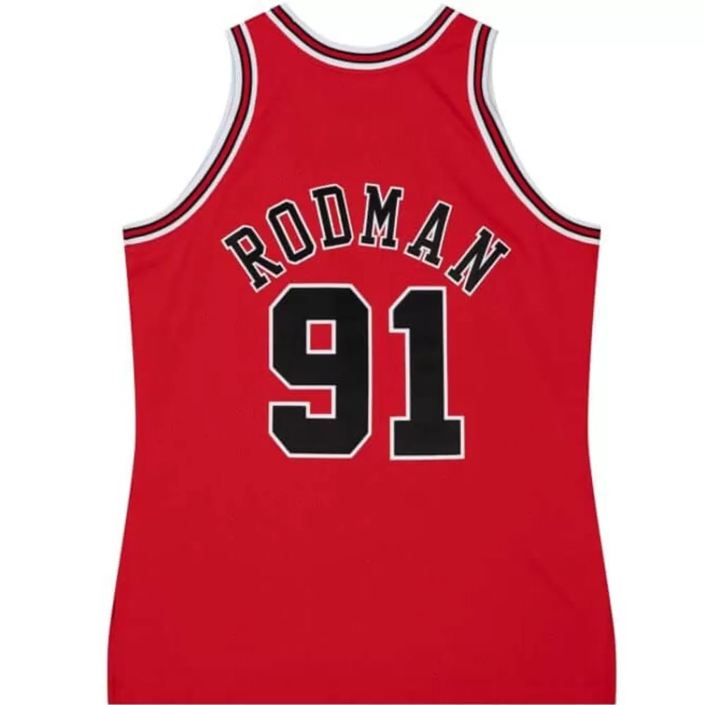 Jerseys Mitchell & Ness -Authentic Dennis Rodman Chicago Bulls Road 1997-98 Jersey