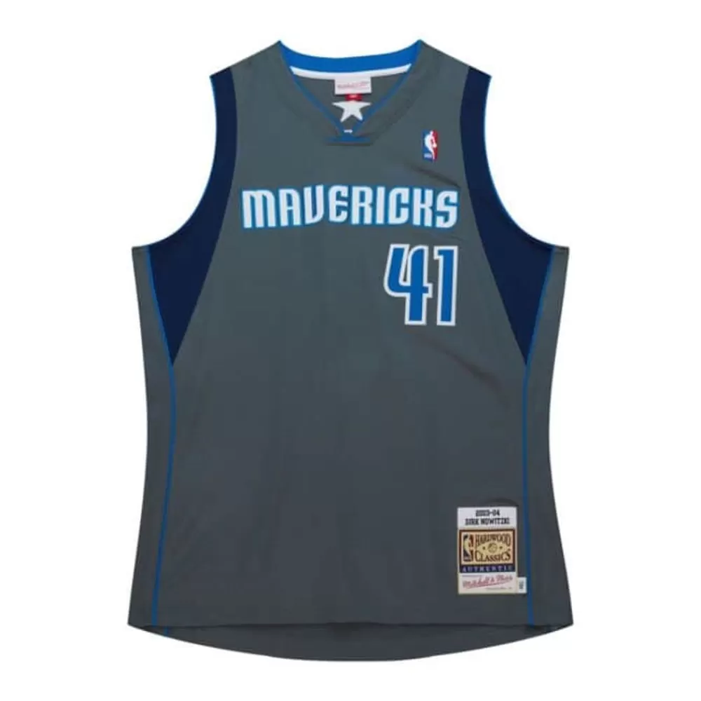 Jerseys Mitchell & Ness -Authentic Dirk Nowitzki Dallas Mavericks Alternate 2003-04 Jersey