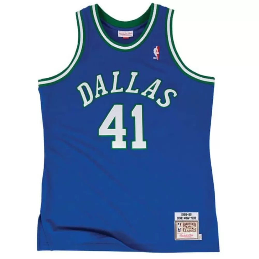 Jerseys Mitchell & Ness -Authentic Dirk Nowitzki Dallas Mavericks Road 1998-99 Jersey