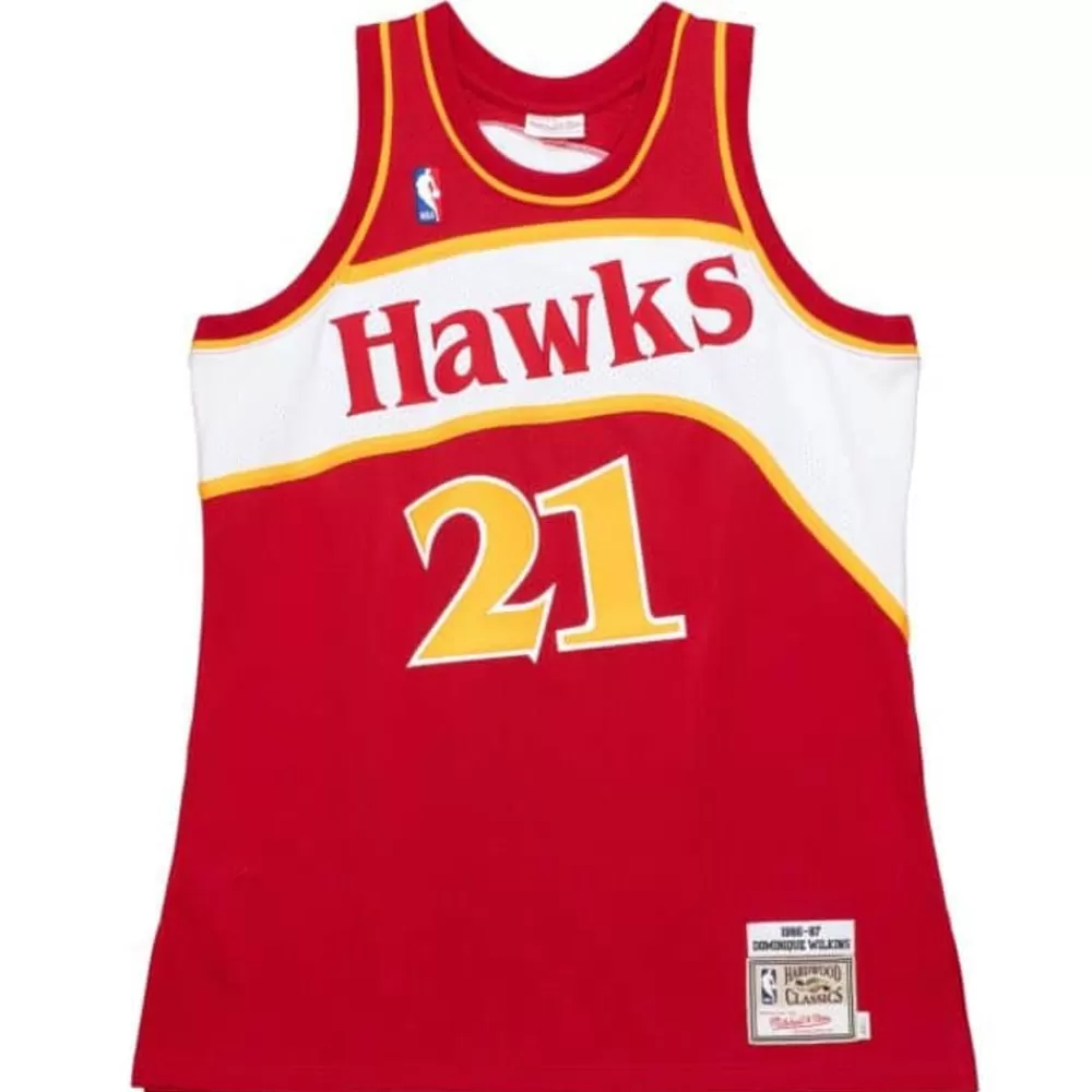 Jerseys Mitchell & Ness -Authentic Dominique Wilkins Atlanta Hawks 1987-88 Jersey