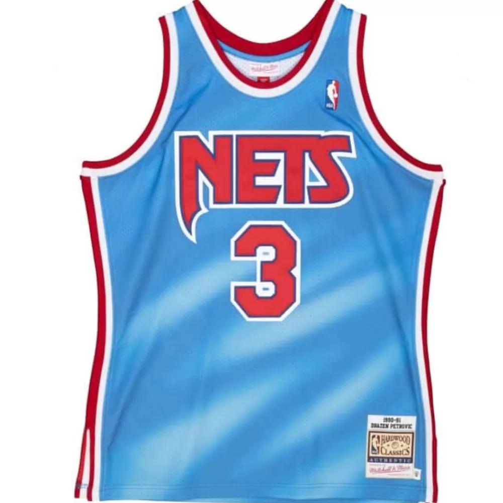 Jerseys Mitchell & Ness -Authentic Drazen Petrovic New Jersey Nets 1990-91 Jersey