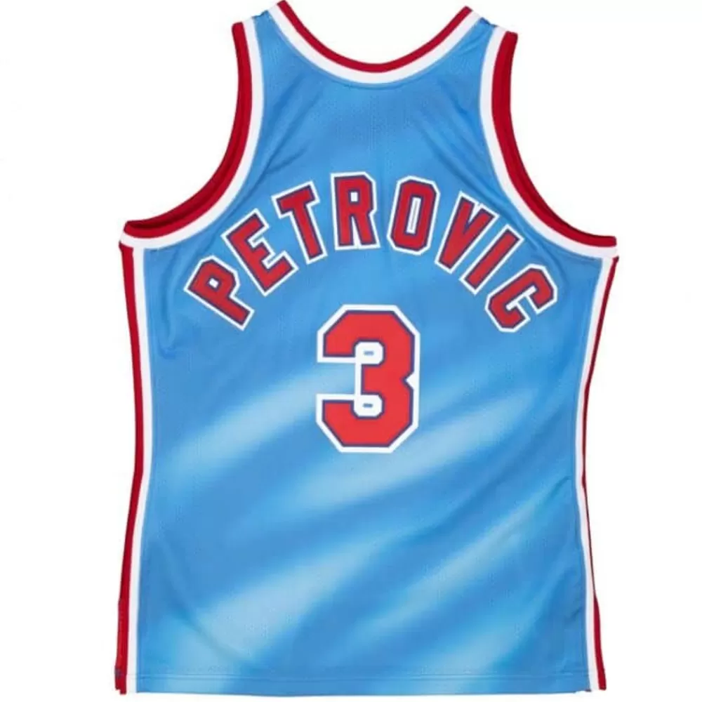 Jerseys Mitchell & Ness -Authentic Drazen Petrovic New Jersey Nets 1990-91 Jersey