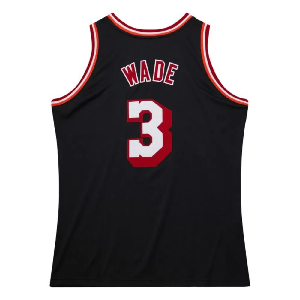 Jerseys Mitchell & Ness -Authentic Dwyane Wade Miami Heat Dark Hwc 2013-14 Jersey