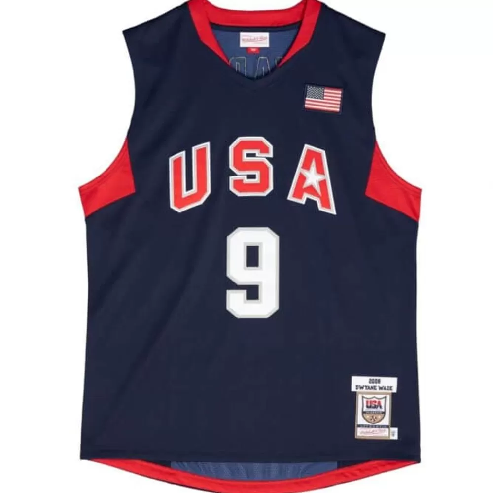 Jerseys Mitchell & Ness -Authentic Dwyane Wade Team Usa 2008 Jersey