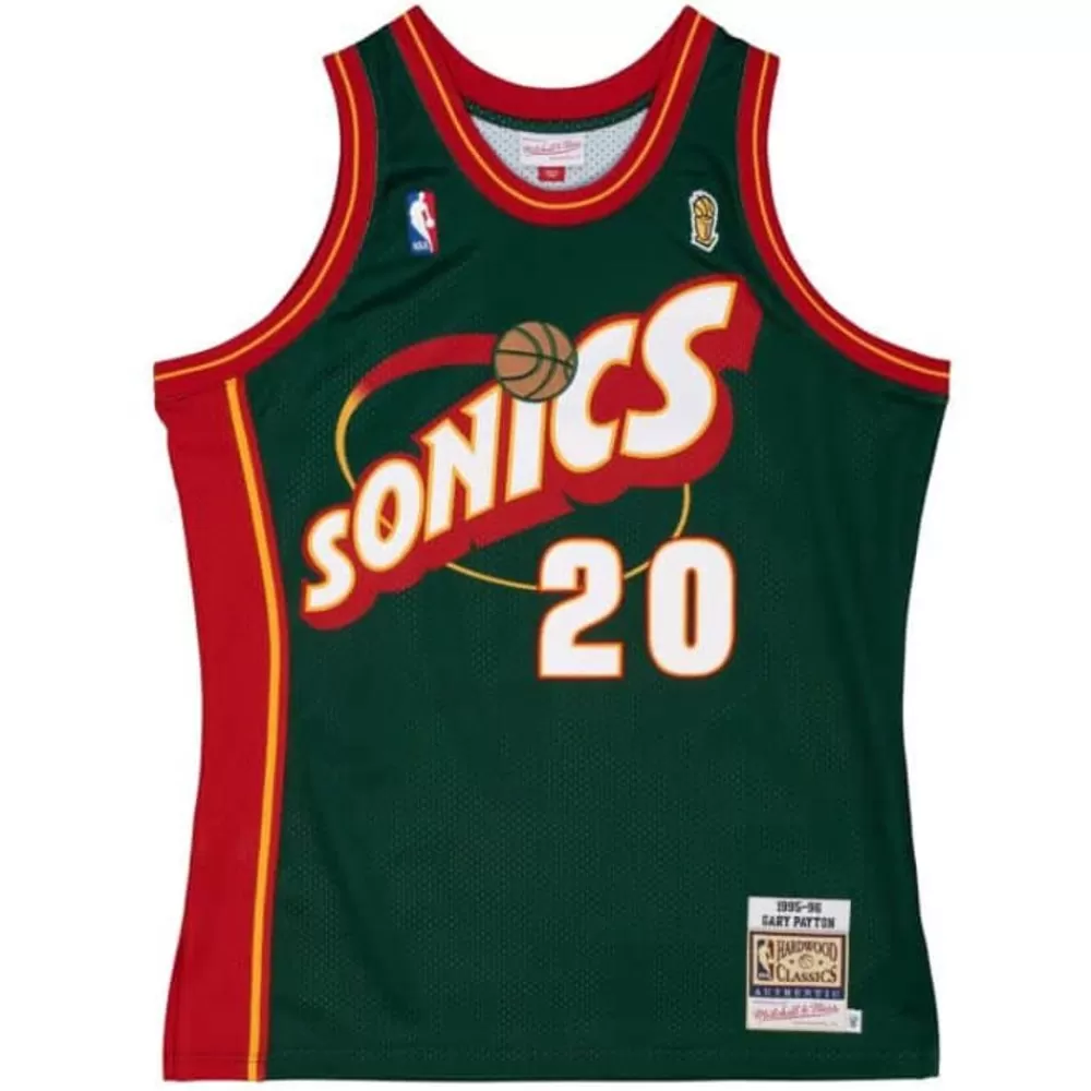 Jerseys Mitchell & Ness -Authentic Gary Payton Seattle Supersonics 1995-96 Jersey