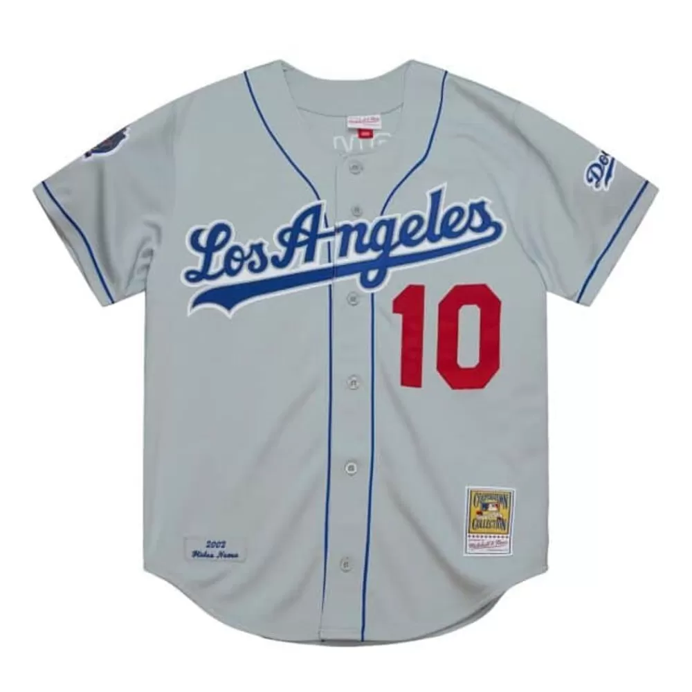 Jerseys Mitchell & Ness -Authentic Hideo Nomo Los Angeles Dodgers Road 2002 Jersey