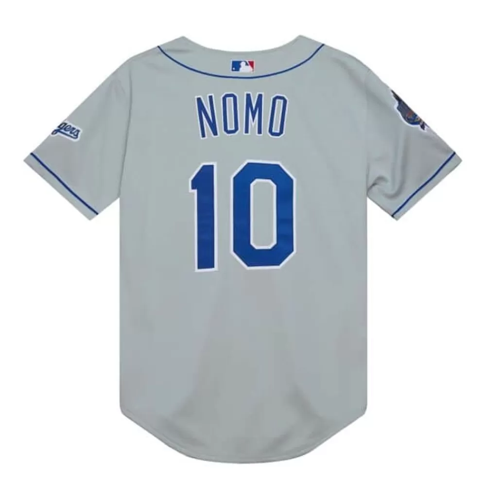 Jerseys Mitchell & Ness -Authentic Hideo Nomo Los Angeles Dodgers Road 2002 Jersey