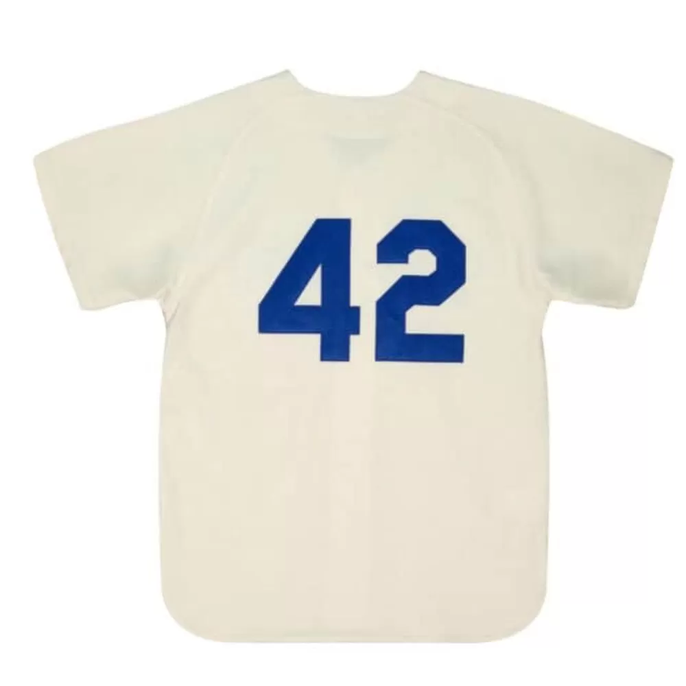 Jerseys Mitchell & Ness -Authentic Jackie Robinson Brooklyn Dodgers Home 1955 Jersey