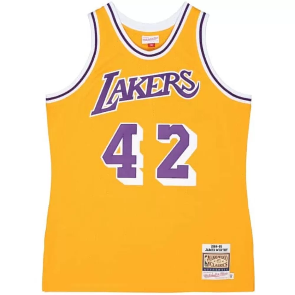 Jerseys Mitchell & Ness -Authentic James Worthy Los Angeles Lakers 1984-85 Jersey