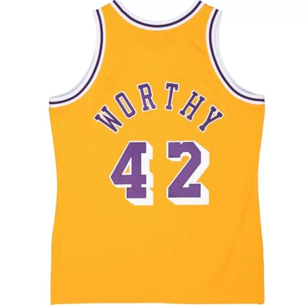 Jerseys Mitchell & Ness -Authentic James Worthy Los Angeles Lakers 1984-85 Jersey