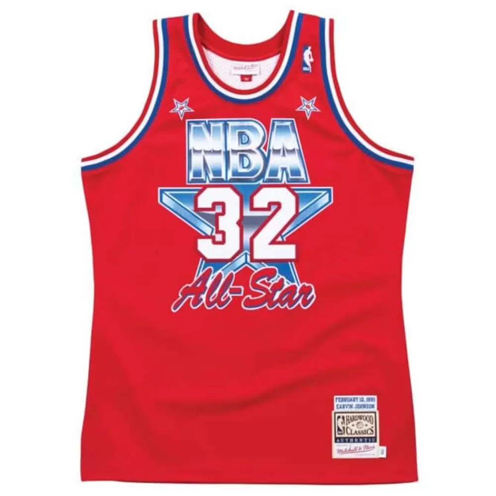 Jerseys Mitchell & Ness -Authentic Jersey All Star West 1991-92 Magic Johnson