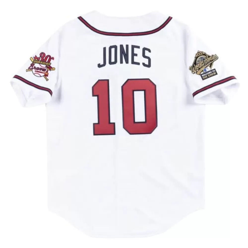 Jerseys Mitchell & Ness -Authentic Jersey Atlanta Braves Home 1995 Chipper Jones