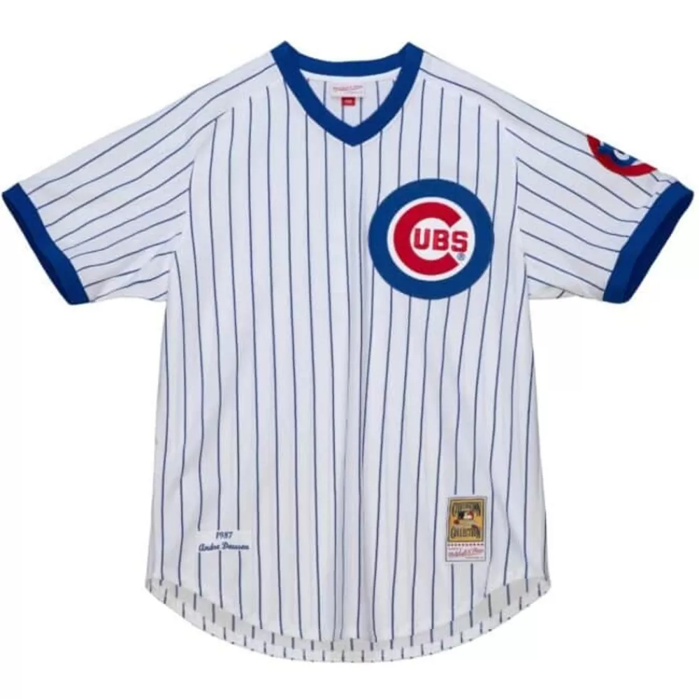 Jerseys Mitchell & Ness -Authentic Jersey Chicago Cubs Home 1987 Andre Dawson