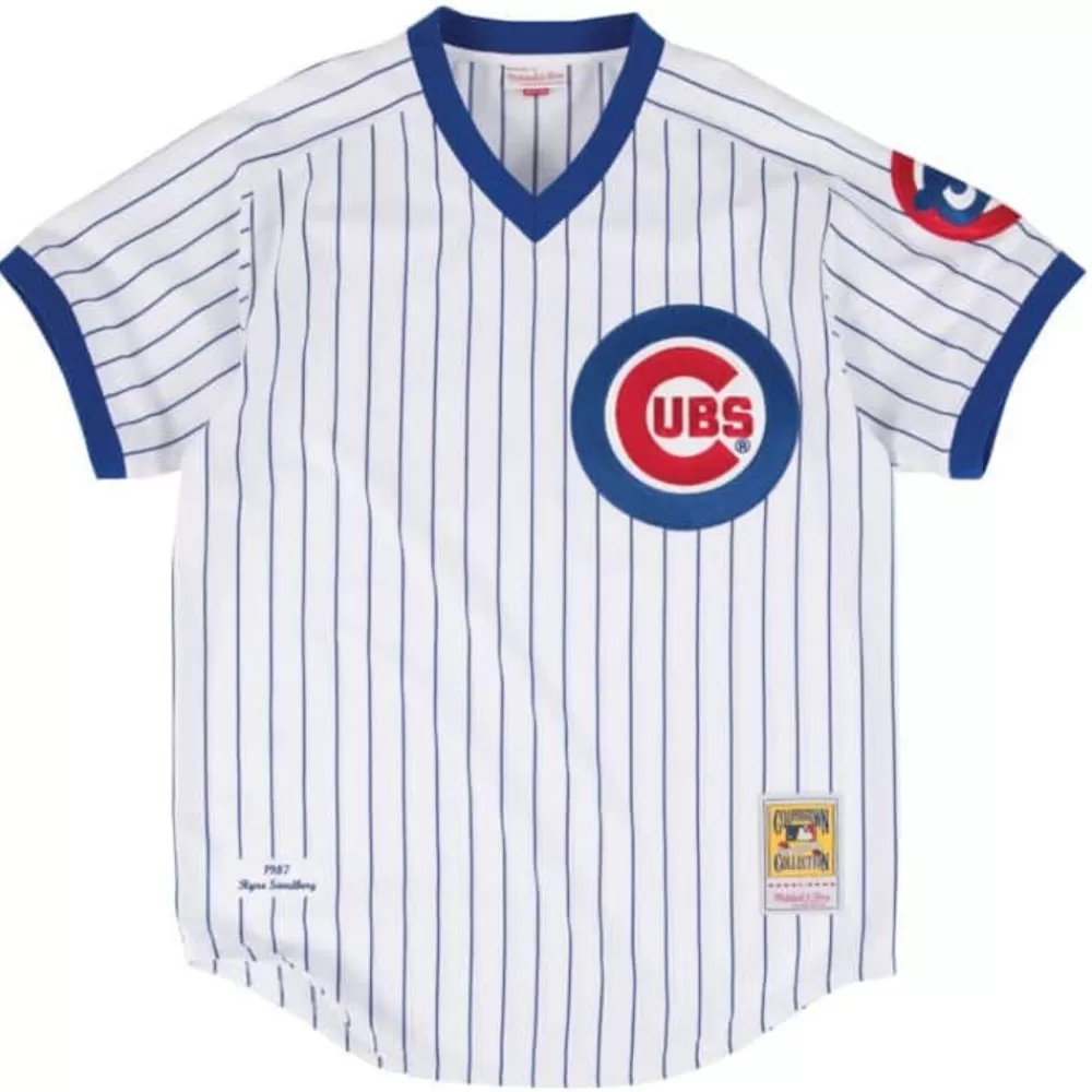 Jerseys Mitchell & Ness -Authentic Jersey Chicago Cubs Home 1987 Ryne Sandberg