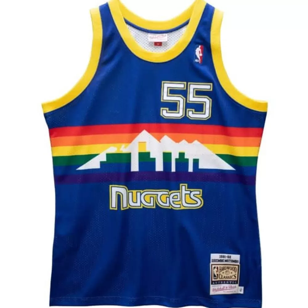 Jerseys Mitchell & Ness -Authentic Jersey Denver Nuggets 1991-92 Dikembe Mutombo