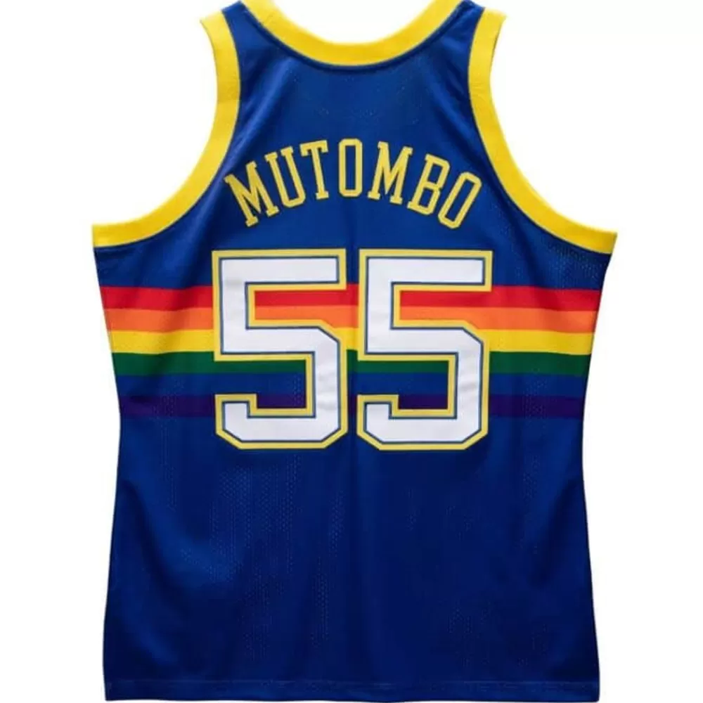 Jerseys Mitchell & Ness -Authentic Jersey Denver Nuggets 1991-92 Dikembe Mutombo