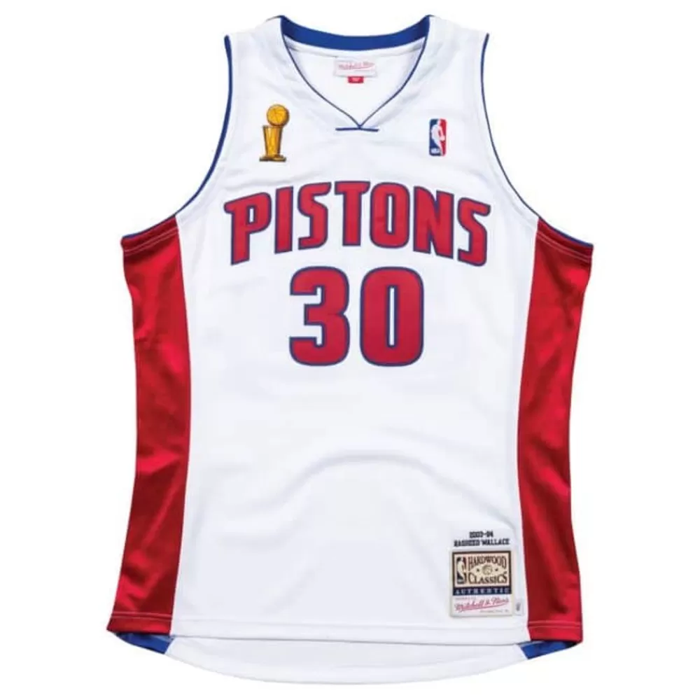 Jerseys Mitchell & Ness -Authentic Jersey Detroit Pistons Home Finals 2003-04 Rasheed Wallace