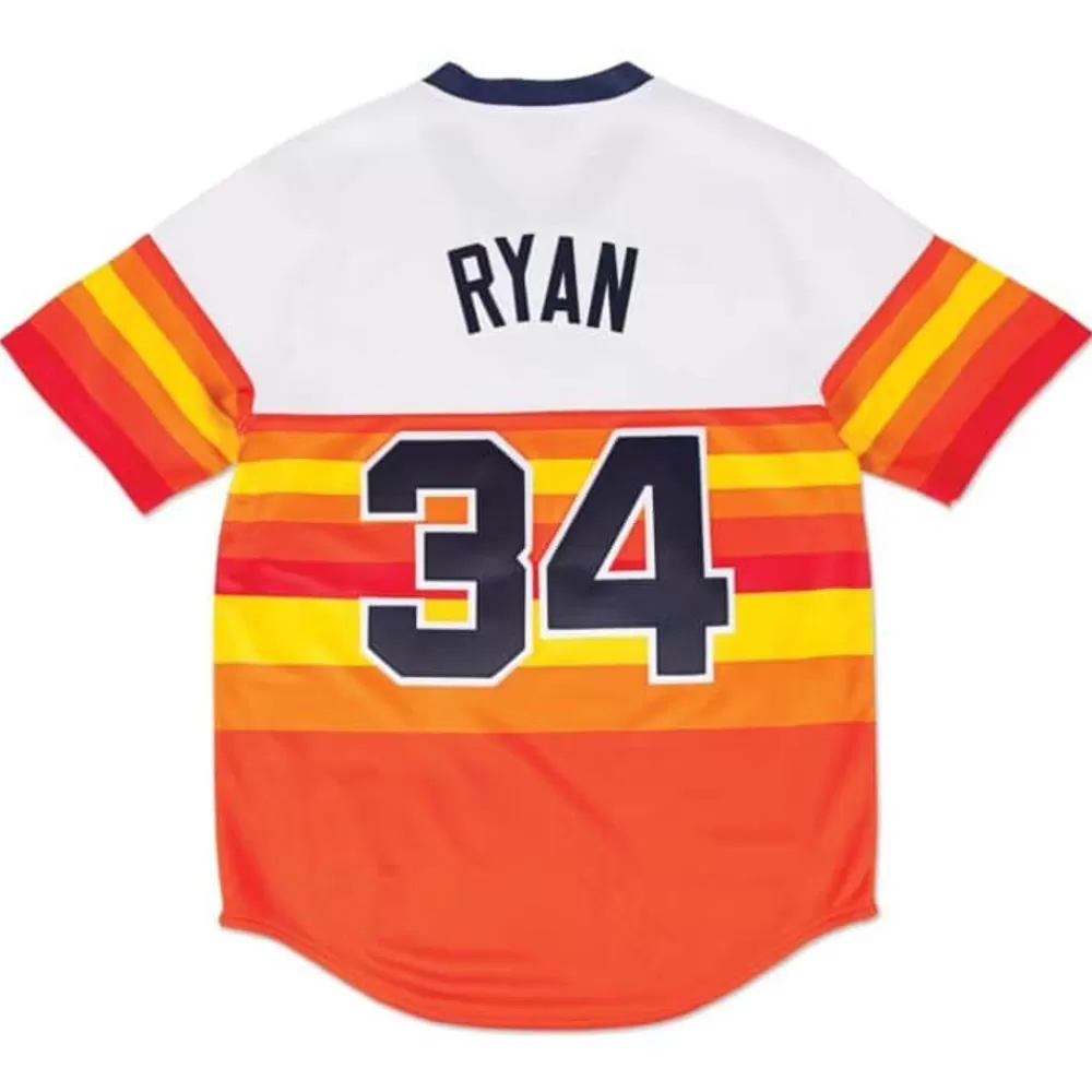 Jerseys Mitchell & Ness -Authentic Jersey Houston Astros Home 1980 Nolan Ryan