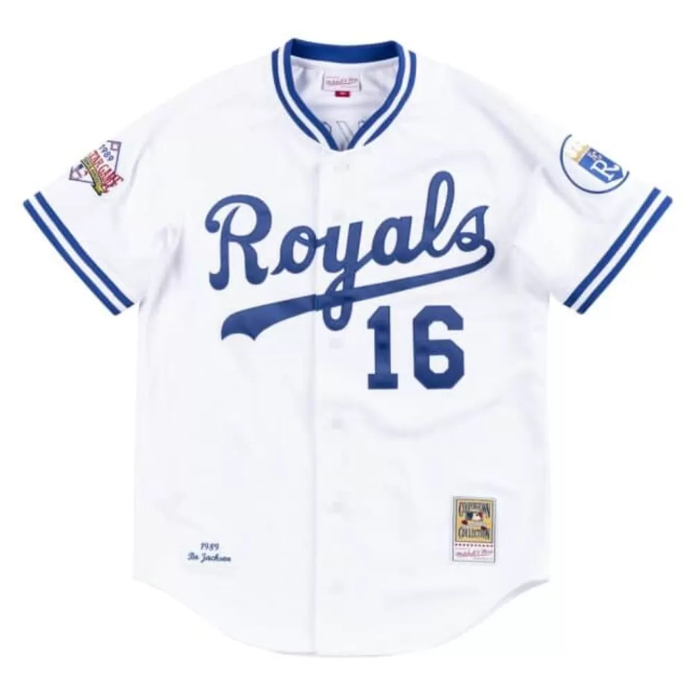 Jerseys Mitchell & Ness -Authentic Jersey Kansas City Royals Home 1989 Bo Jackson