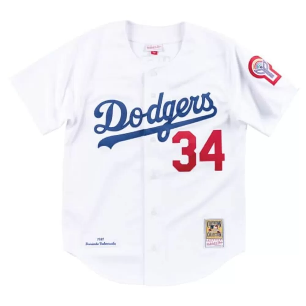 Jerseys Mitchell & Ness -Authentic Jersey Los Angeles Dodgers Home 1981 Fernando Valenzuela