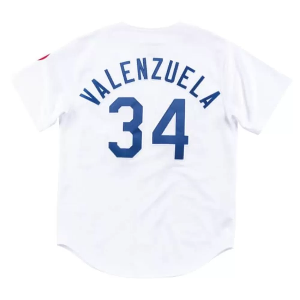 Jerseys Mitchell & Ness -Authentic Jersey Los Angeles Dodgers Home 1981 Fernando Valenzuela