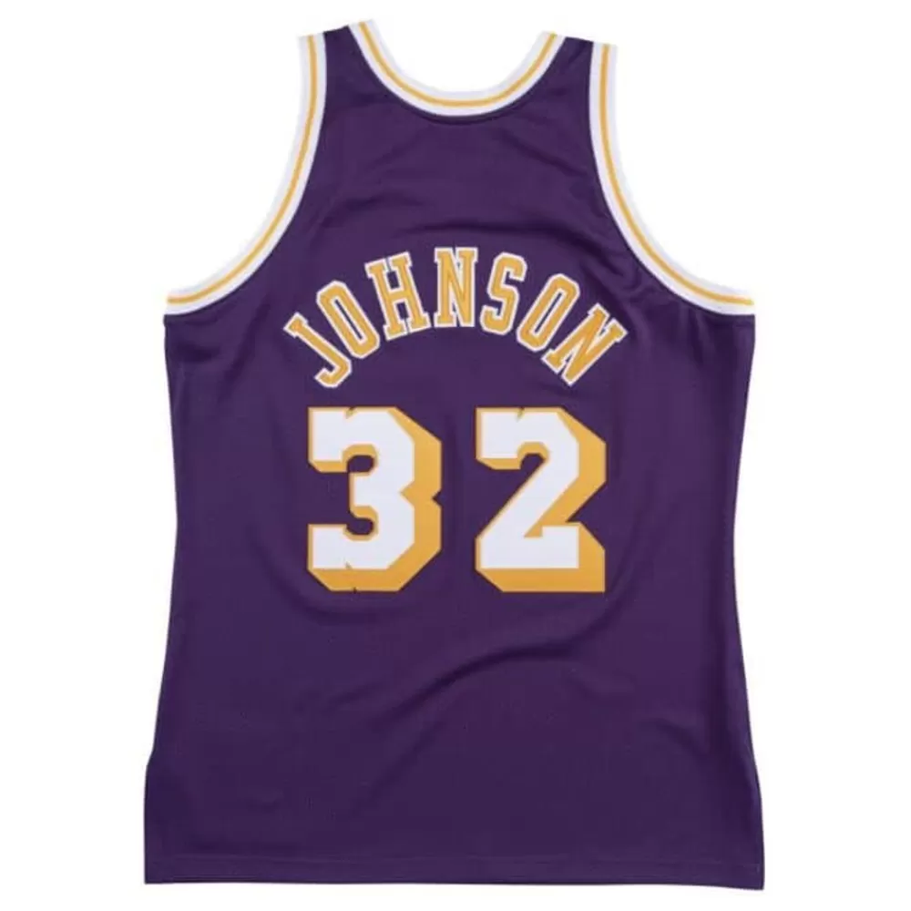 Jerseys Mitchell & Ness -Authentic Jersey Los Angeles Lakers Road 1984-85 Magic Johnson