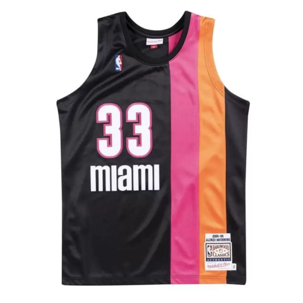 Jerseys Mitchell & Ness -Authentic Jersey Miami Heat Alternate 2005-06 Alonzo Mourning