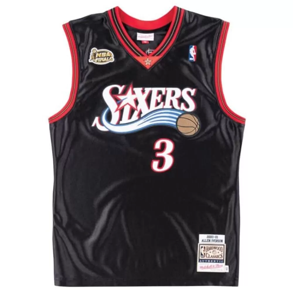 Jerseys Mitchell & Ness -Authentic Jersey Philadelphia 76Ers Road Finals 2000-01 Allen Iverson