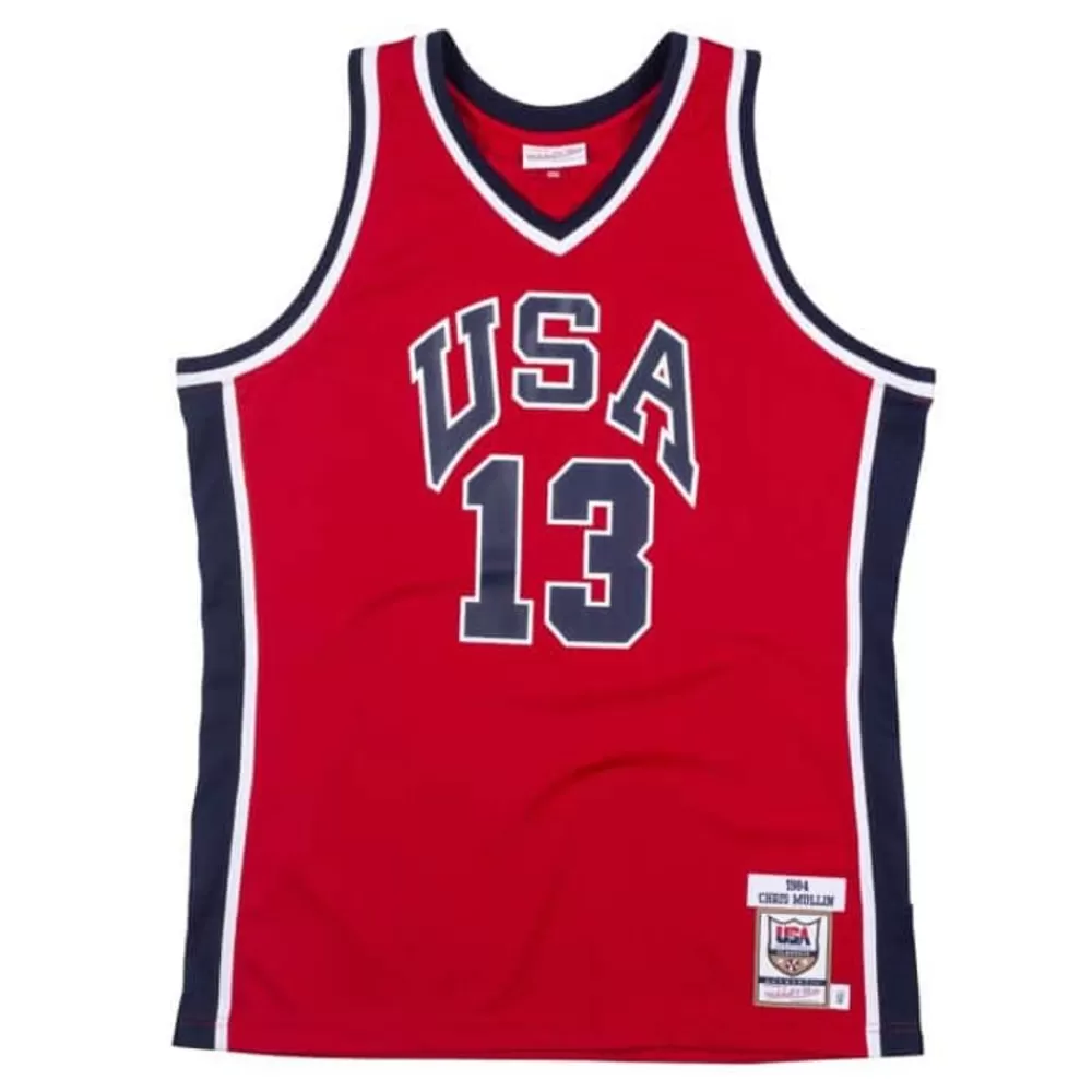 Jerseys Mitchell & Ness -Authentic Jersey Team Usa 1984 Chris Mullin