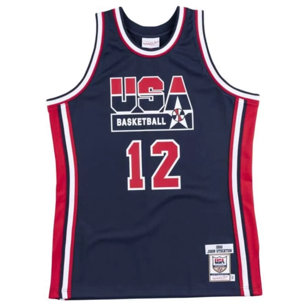 Jerseys Mitchell & Ness -Authentic Jersey Team Usa 1992 John Stockton