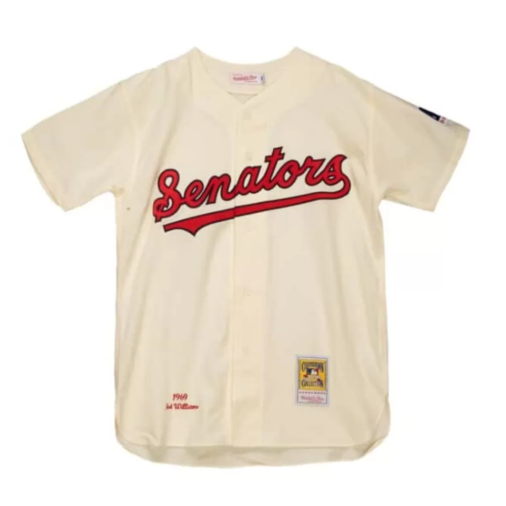 Jerseys Mitchell & Ness -Authentic Jersey Washington Senators Home 1969 Ted Williams