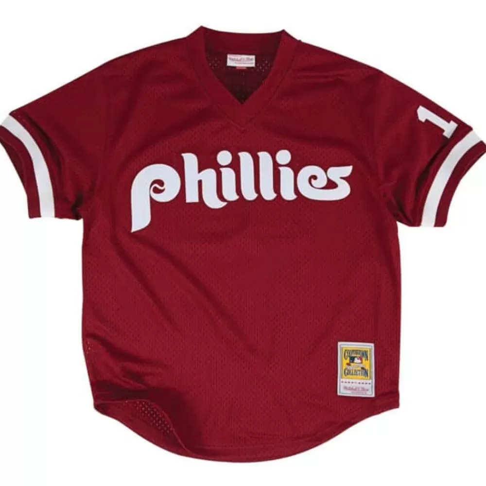 Jerseys Mitchell & Ness -Authentic John Kruk Philadelphia Phillies 1991 Pullover Jersey