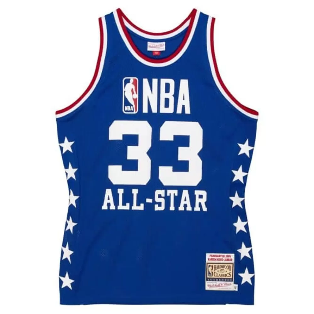 Jerseys Mitchell & Ness -Authentic Kareem Abdul-Jabbar All Star West 1985-86 Jersey