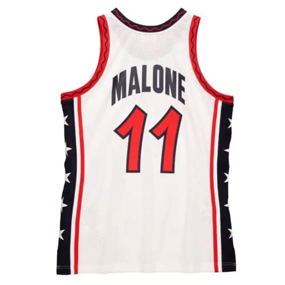 Jerseys Mitchell & Ness -Authentic Karl Malone Team Usa Mens 1996-97 Jersey