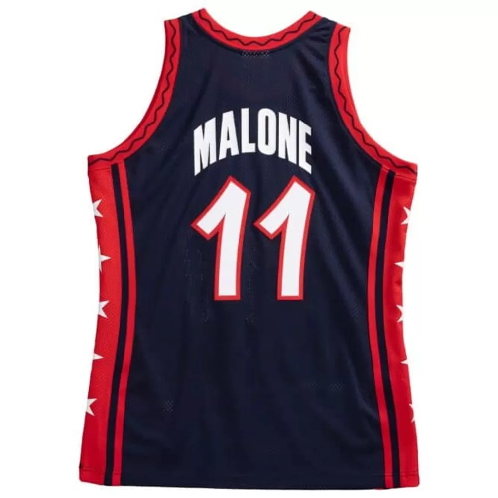 Jerseys Mitchell & Ness -Authentic Karl Malone Team Usa Mens 1996-97 Jersey