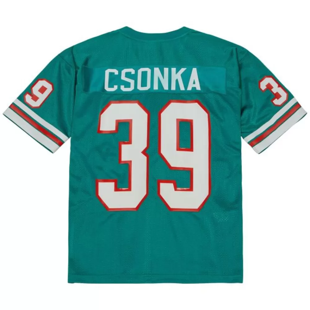 Jerseys Mitchell & Ness -Authentic Larry Csonka Miami Dolphins Dark 1973 Jersey