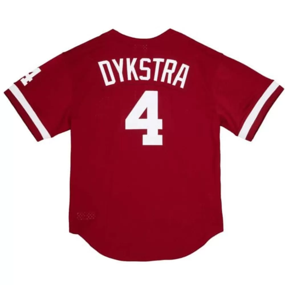 Jerseys Mitchell & Ness -Authentic Lenny Dykstra Philadelphia Phillies 1991 Pullover Jersey