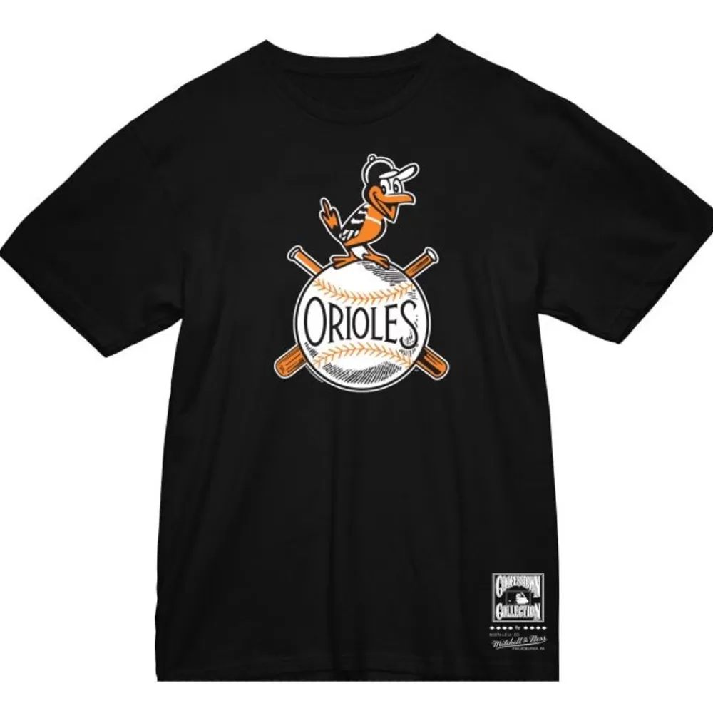 Apparel Mitchell & Ness T-Shirts & Tops-Basic Logo 1 Tee Baltimore Orioles