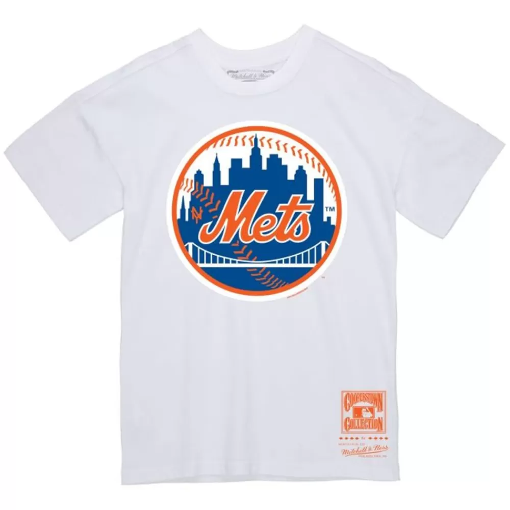 Apparel Mitchell & Ness T-Shirts & Tops-Basic Logo 1 Tee New York Mets