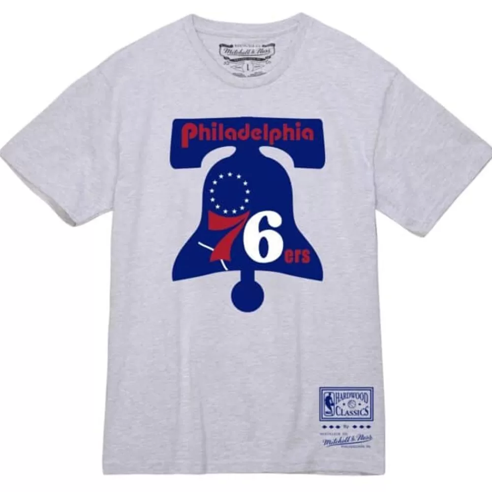 Apparel Mitchell & Ness T-Shirts & Tops-Basic Logo 1 Tee Philadelphia 76Ers