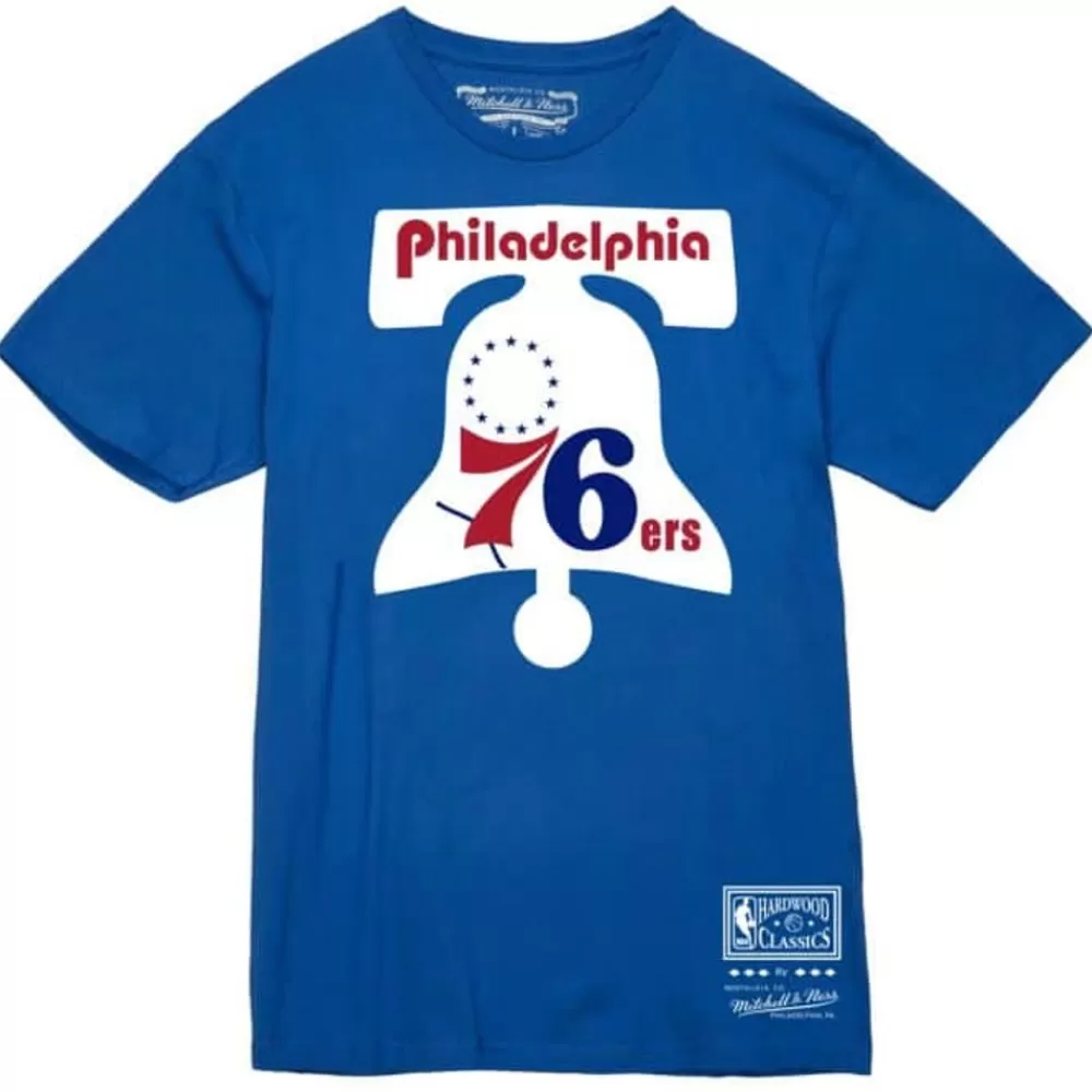 Apparel Mitchell & Ness T-Shirts & Tops-Basic Logo 1 Tee Philadelphia 76Ers