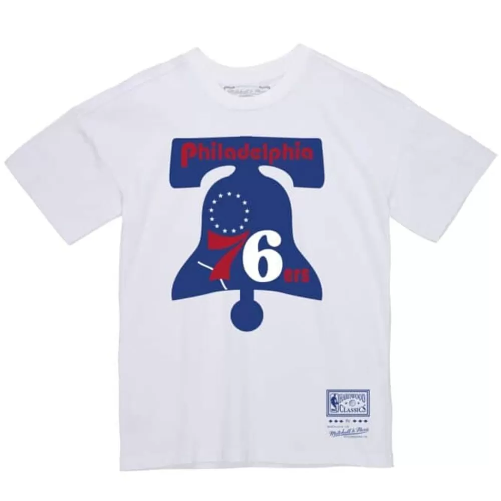 Apparel Mitchell & Ness T-Shirts & Tops-Basic Logo 1 Tee Philadelphia 76Ers