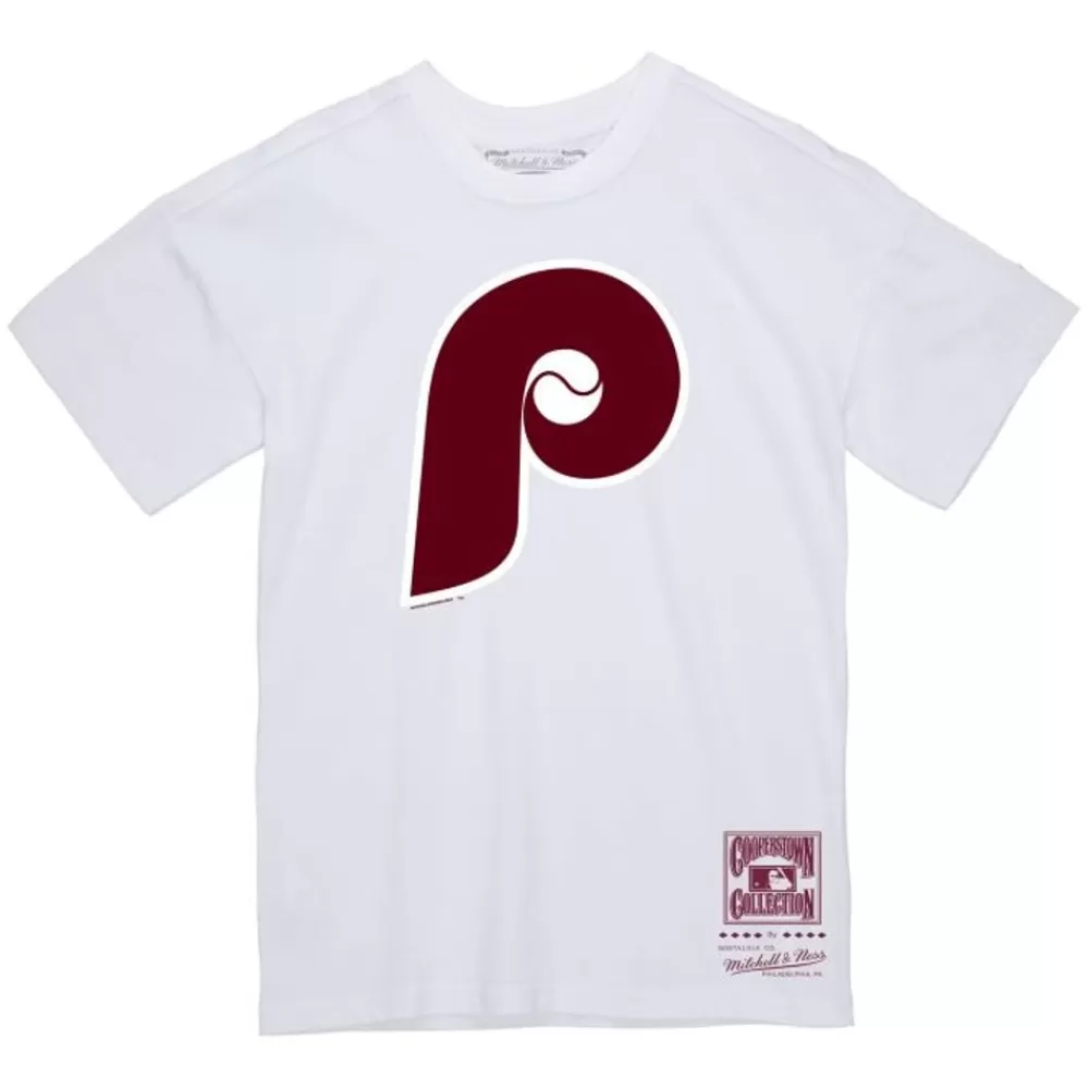 Apparel Mitchell & Ness T-Shirts & Tops-Basic Logo 1 Tee Philadelphia Phillies