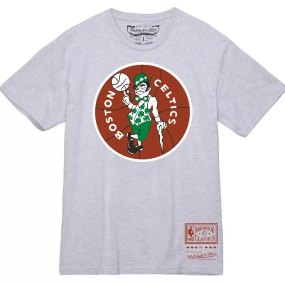 Apparel Mitchell & Ness T-Shirts & Tops-Basic Logo 2 Tee Boston Celtics