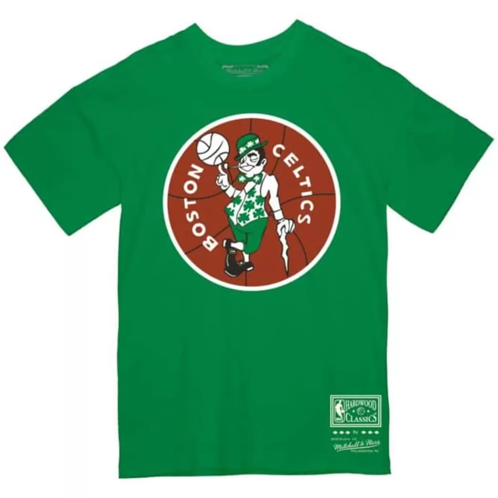 Apparel Mitchell & Ness T-Shirts & Tops-Basic Logo 2 Tee Boston Celtics