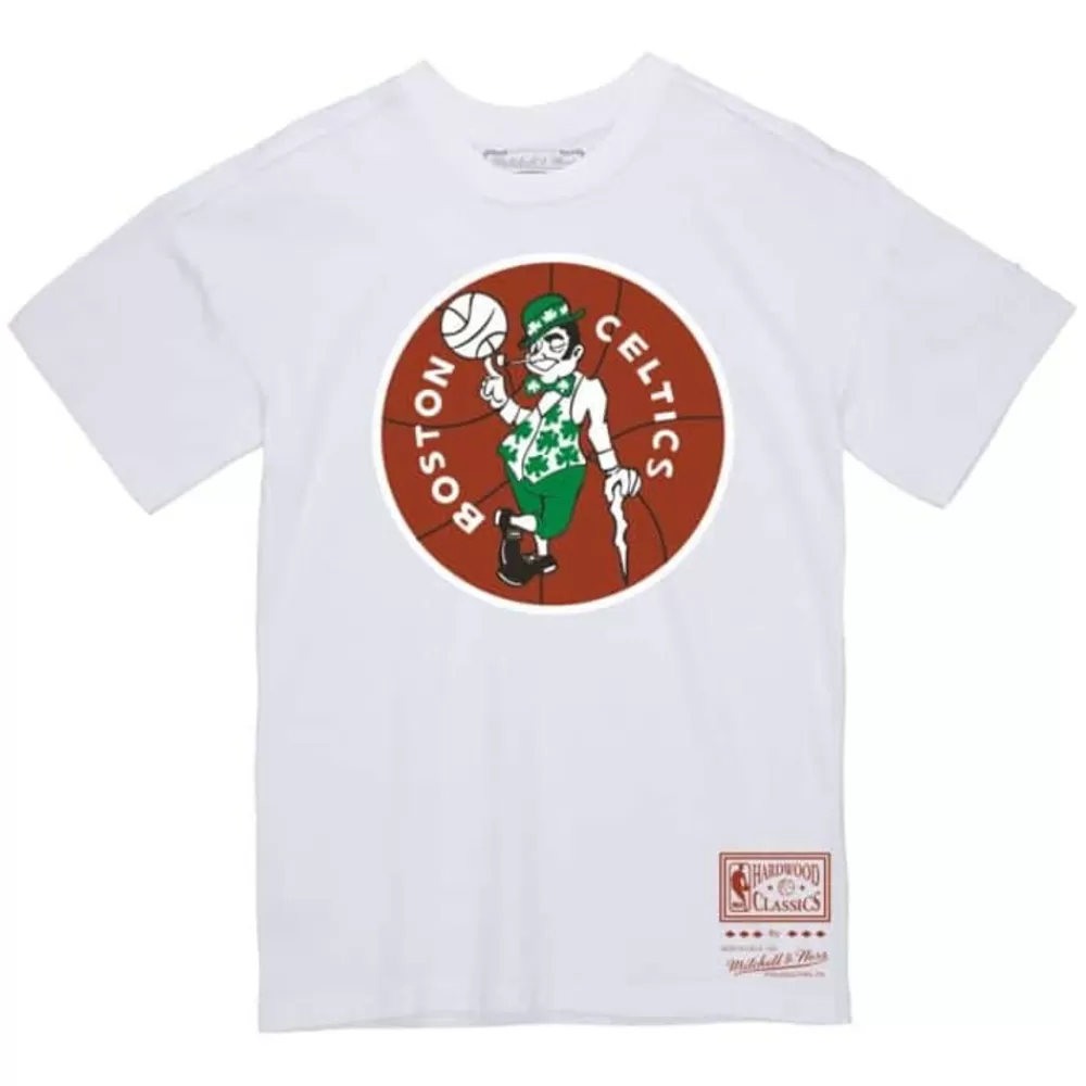Apparel Mitchell & Ness T-Shirts & Tops-Basic Logo 2 Tee Boston Celtics