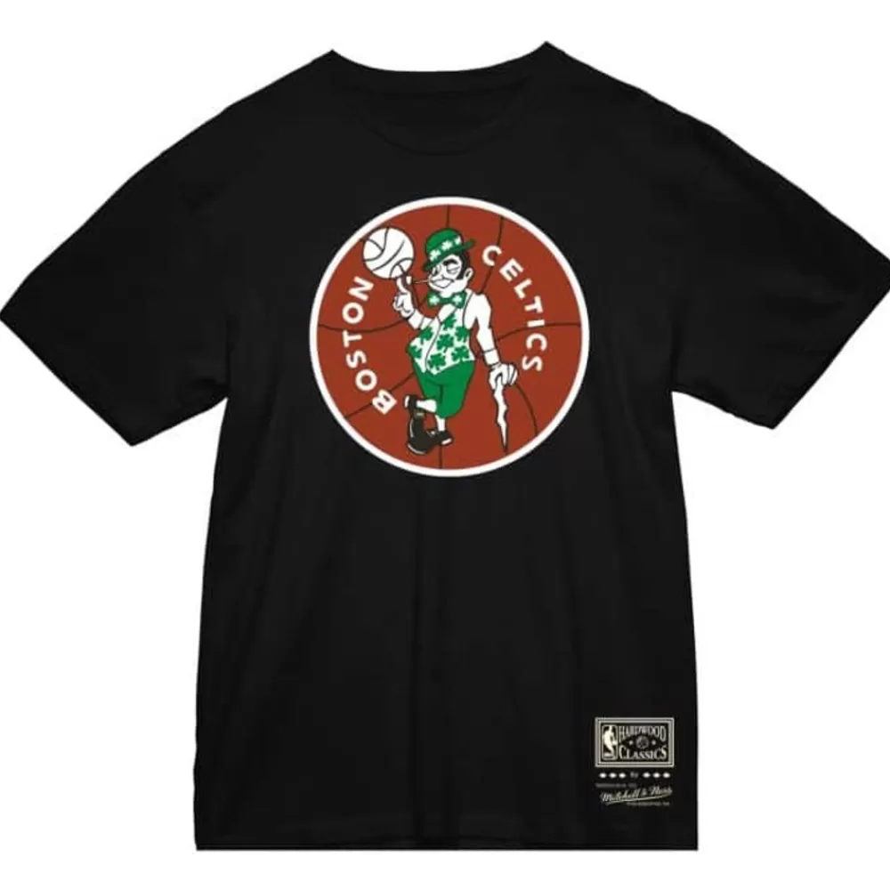 Apparel Mitchell & Ness T-Shirts & Tops-Basic Logo 2 Tee Boston Celtics